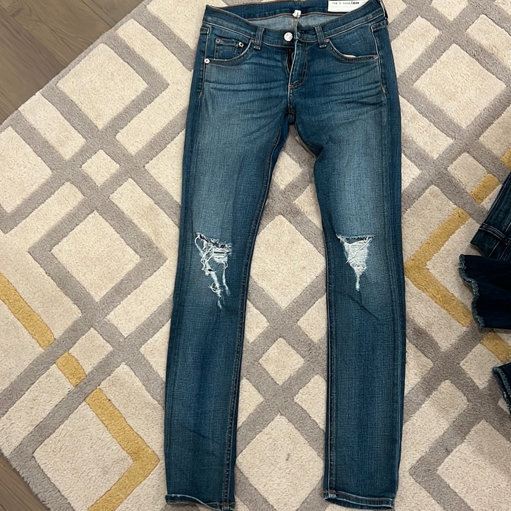 Rag and bone denim skinny jeans